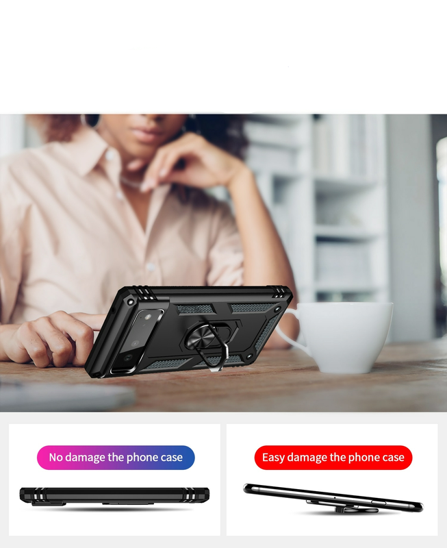 For Google Pixel 6 Shockproof Case-Black