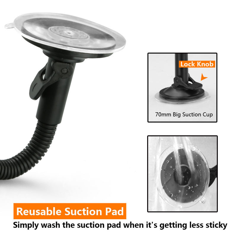 2 in 1 Windshield Mount Stand and Airvent Mount Car Phone Holder