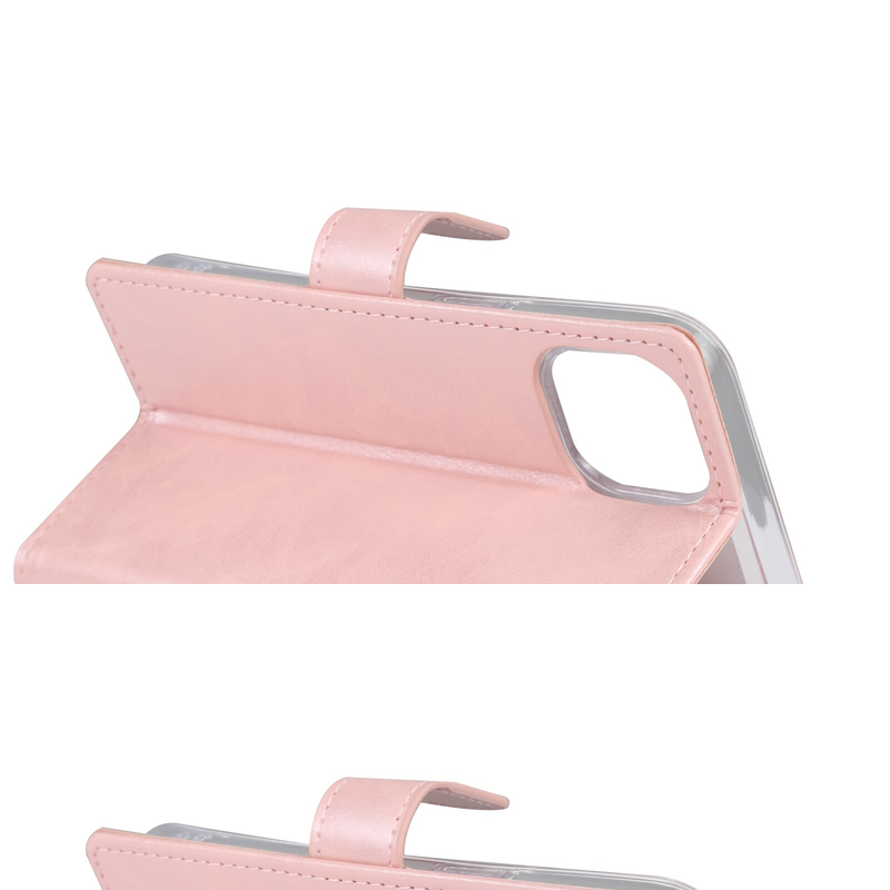 Flip Wallet Case for iPhone 15 Pro Max -Rosegold