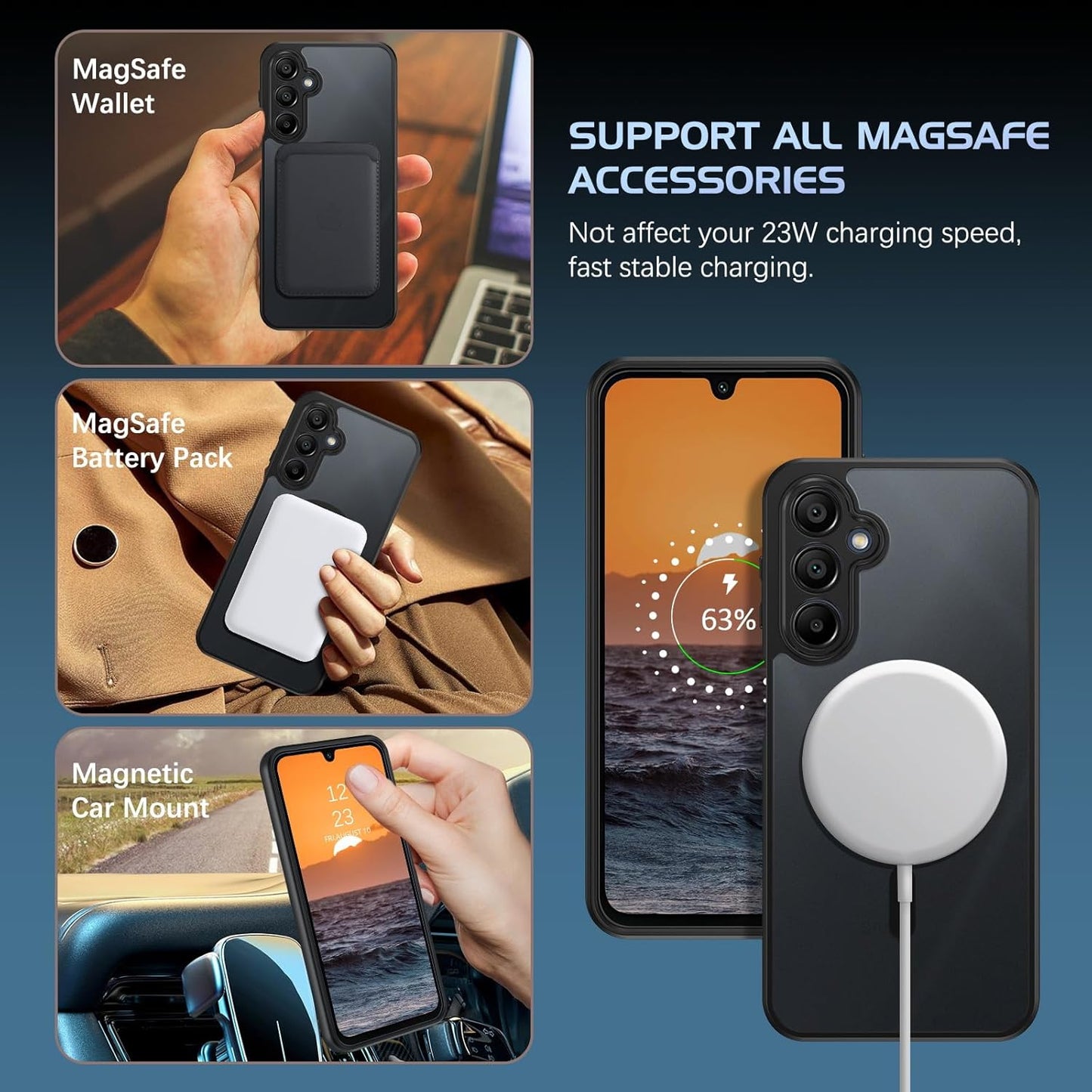 Shockproof Magsafe Compatible Case For Samsung Galaxy A16 5G