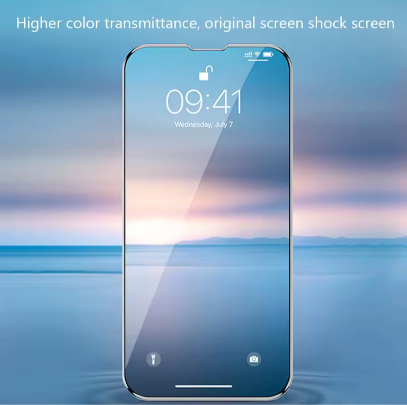 Ultra HD Full-Coverage iPhone 15 Tempered Glass Screen Protector