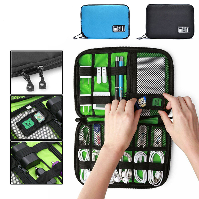 Cable,headphones and Chargers Accessories Storage Bag Travel Case