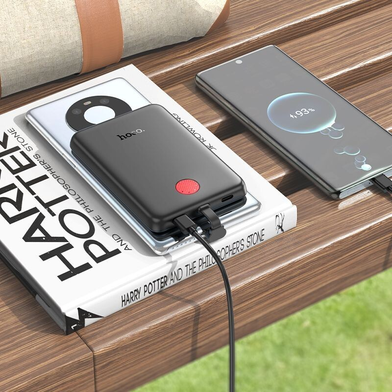 Magnetic Magsafe Portable Power Bank Ultra Thin with USB-C Cable 5000mAh