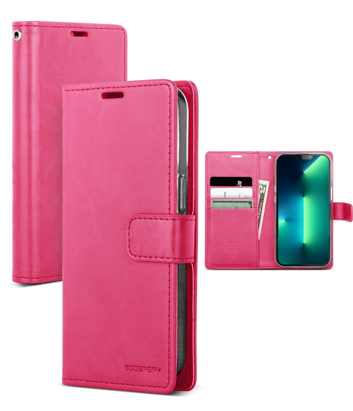Flip Wallet Case for iPhone 15 - Hot Pink
