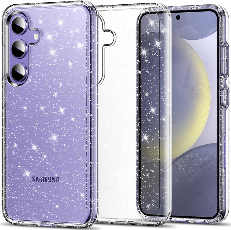 For Samsung Galaxy A35 Glitter Shockproof Hybrid Hard Case