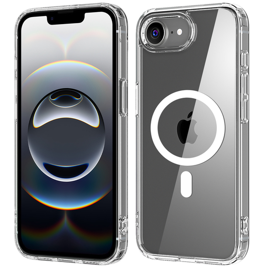 Clear Case for iPhone 16E Shockproof Magnet Cover
