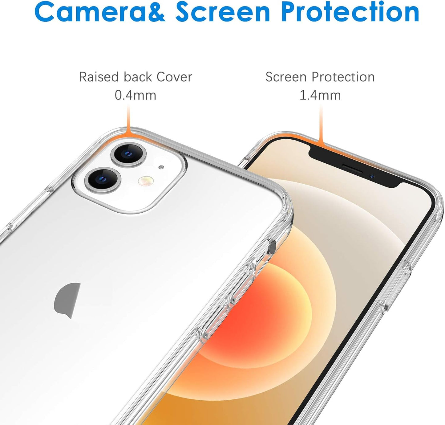 Clear Shockproof case for iphone 12