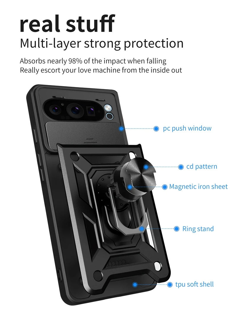 For Google Pixel 9 Pro 5G Heavy Duty Shockproof Case