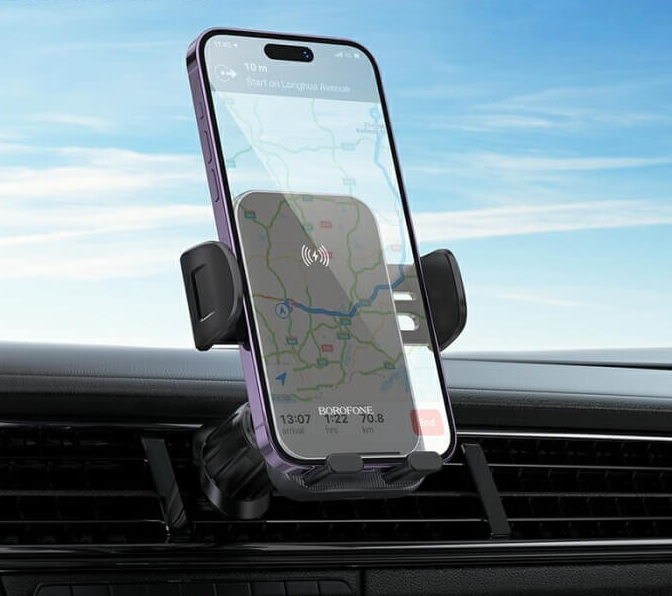 Universal Wireless Fast Charging Air Vent Car Mount Phone Holder
