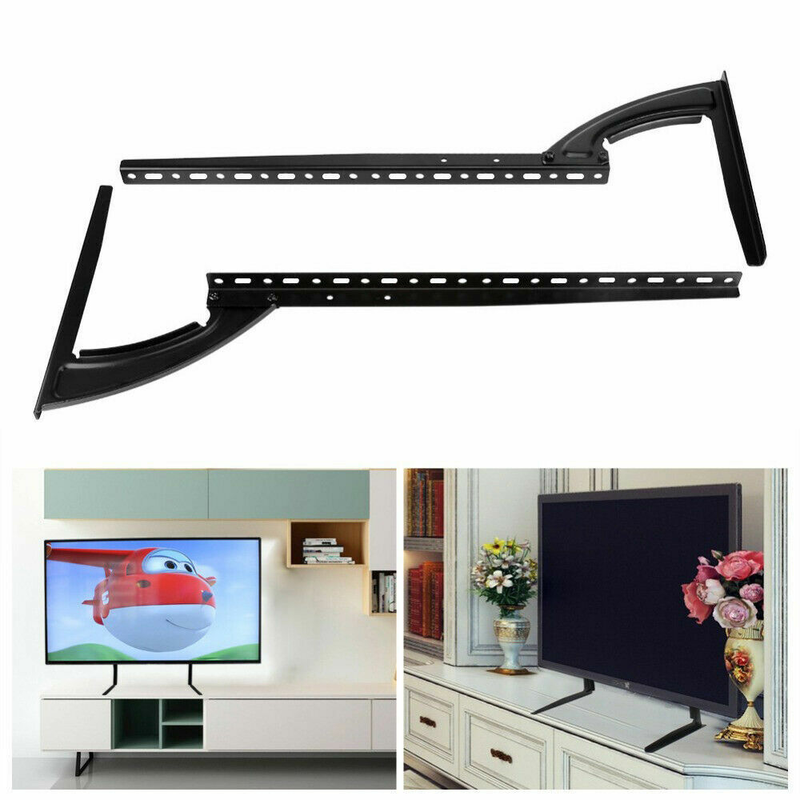 Universal Table Top TV Stand Leg Mount LED LCD Flat TV Screen 32-75"