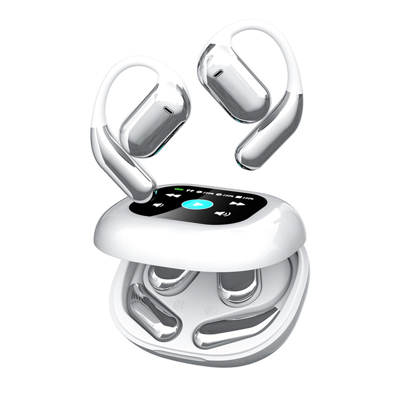 Wireless Bluetooth 5.4 Headphone Active Earphones-White