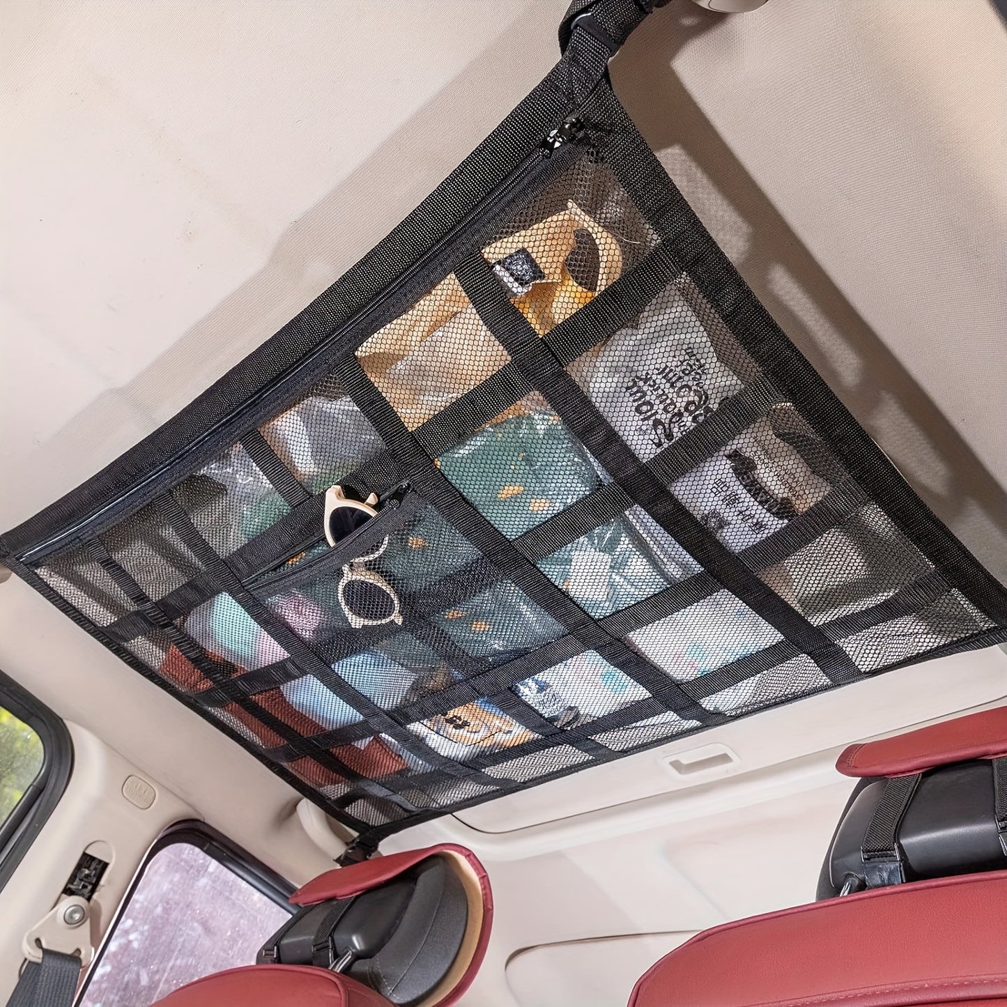 Car Ceiling Cargo Net Pocket For SUV/Truck