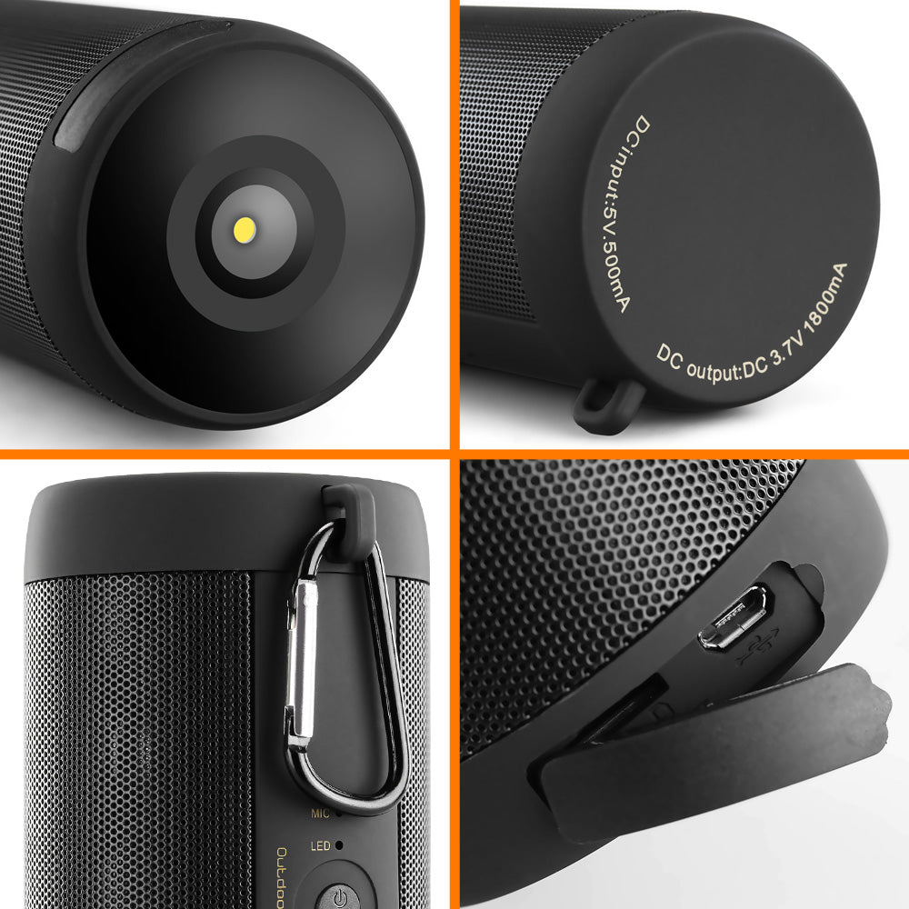 Portable Wireless Bluetooth Speaker-Black Colour