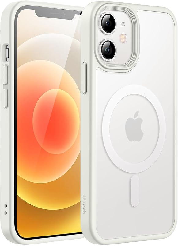 Magnetic Case for iPhone 12 Compatible with MagSafe, Translucent Matte Back