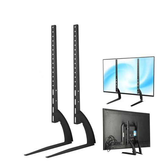 Universal Table Top TV Stand Leg Mount LED LCD Flat TV Screen 32-75"