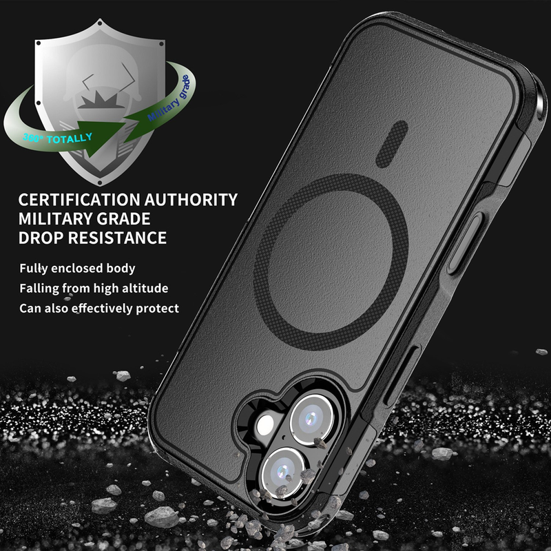 For iPhone 17 Pro MagSafe Case Heavy Duty Shockproof Rugged Cover