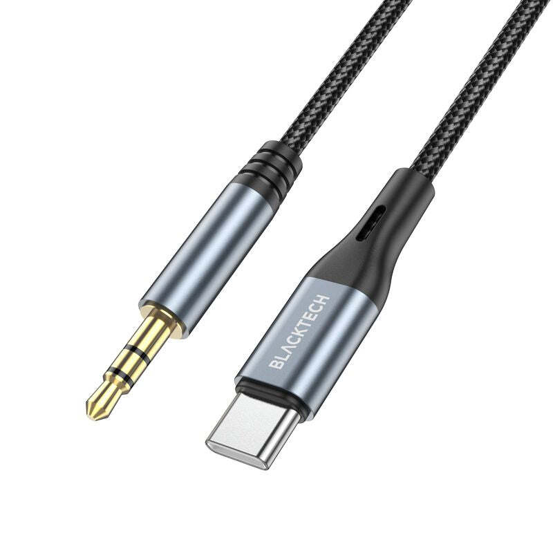 2 Packs Universal USB Type-C to 3.5mm AUX Audio Male Cable Adapter-1m