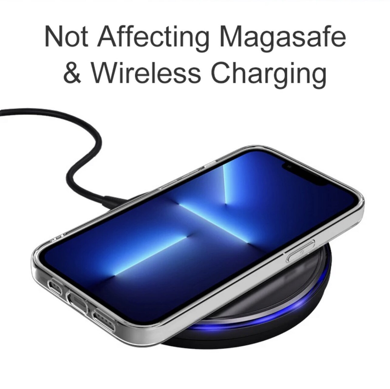 For iPhone 12 Pro Max Case Ultra Thin Clear Soft Silicone Shockproof Cover