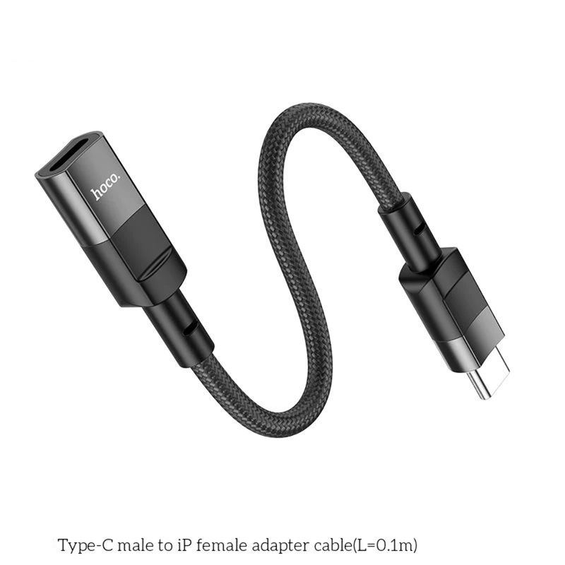 USB-C Male to Lightning Female Adapter Plug Converter for iPhone(2 Packs)
