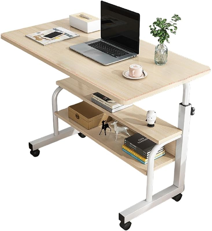 Universal Adjustable Height Mobile Computer Desk