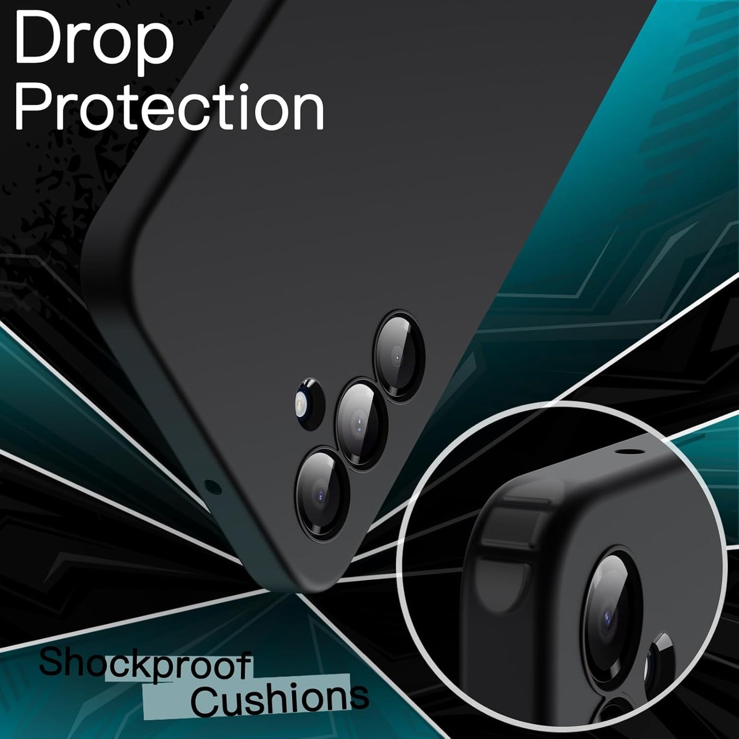 Soft TPU Slim Fit Black Case for Samsung Galaxy A56