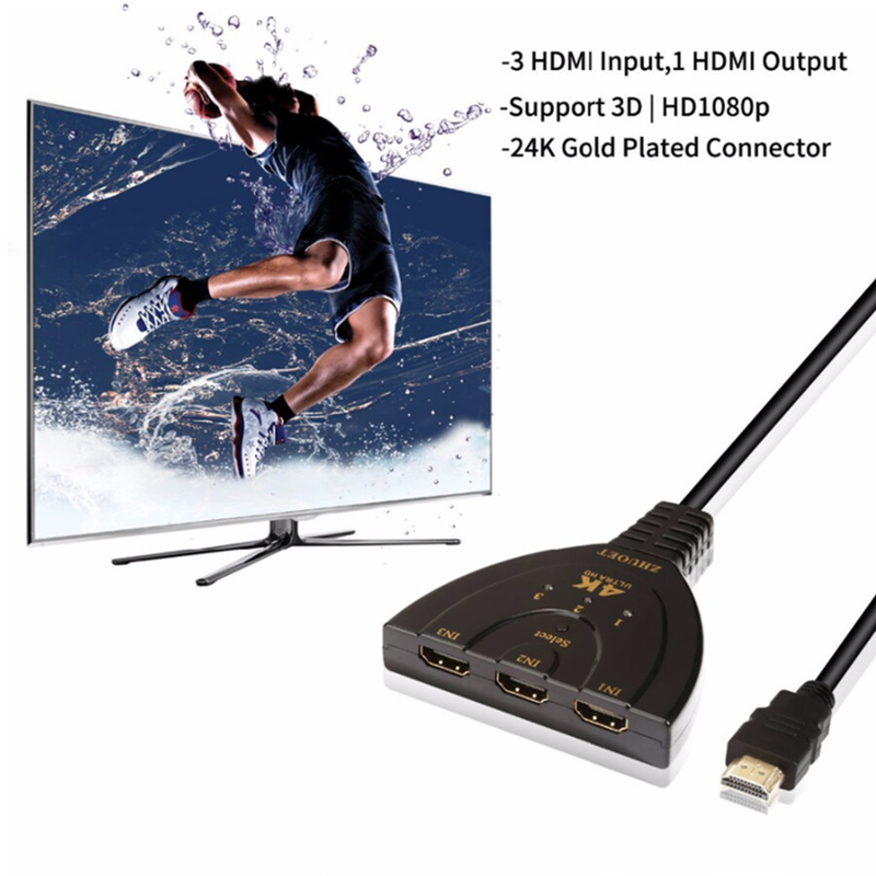 HDMI Splitter with 3 Ports