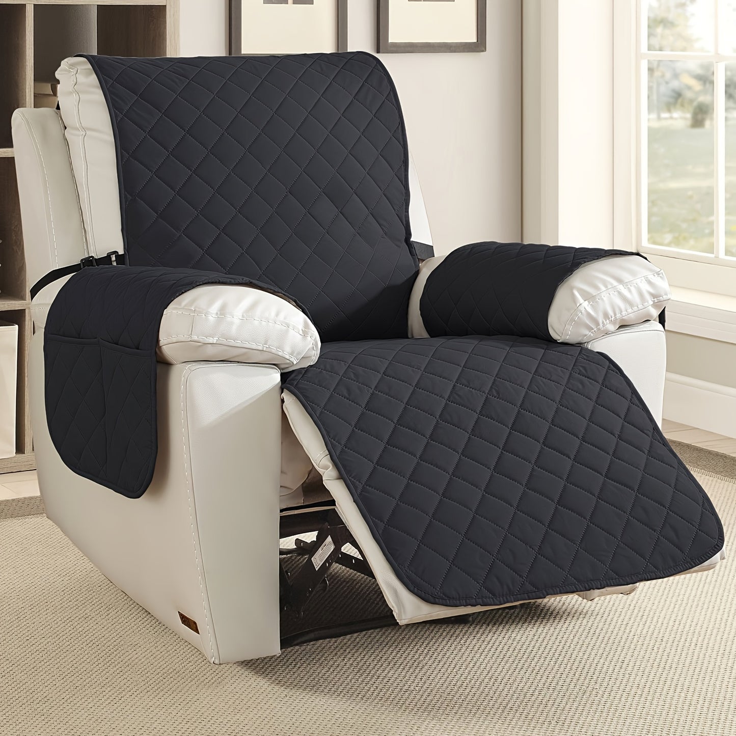 2pcs Waterproof Recliner Chair Non-Slip Cover
