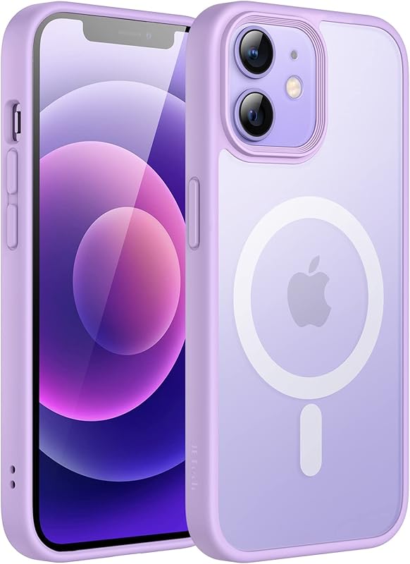 Magnetic Case for iPhone 12 Compatible with MagSafe, Translucent Matte Back