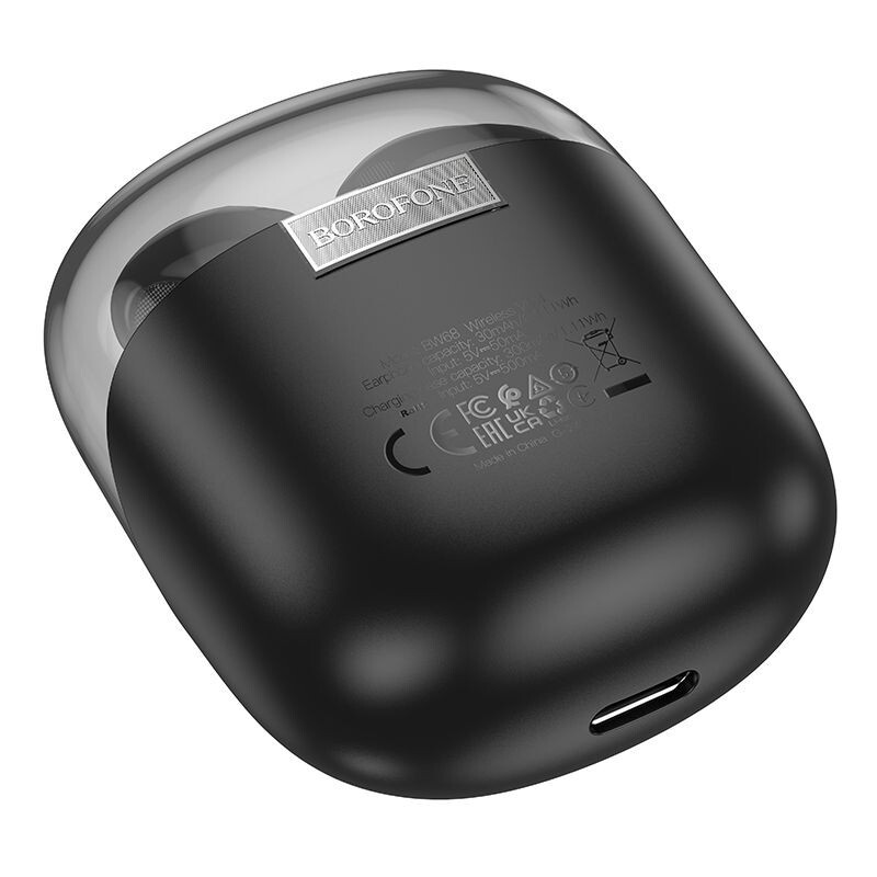 Uninversal Bluetooth Wireless TWS Earphones Stereo Headphones Mini Earbuds-Black