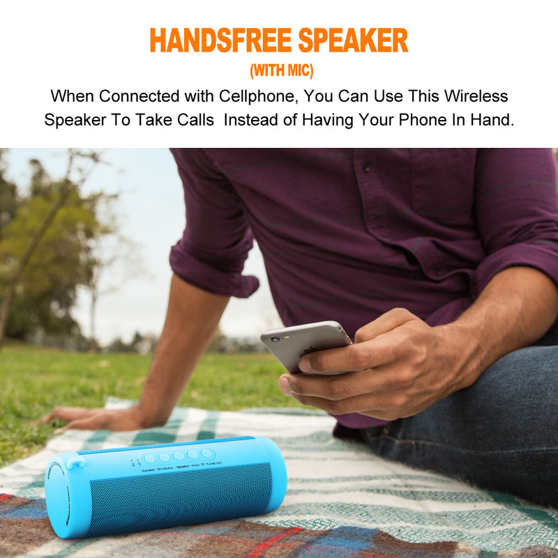 Portable Wireless Bluetooth Speaker-Black Colour