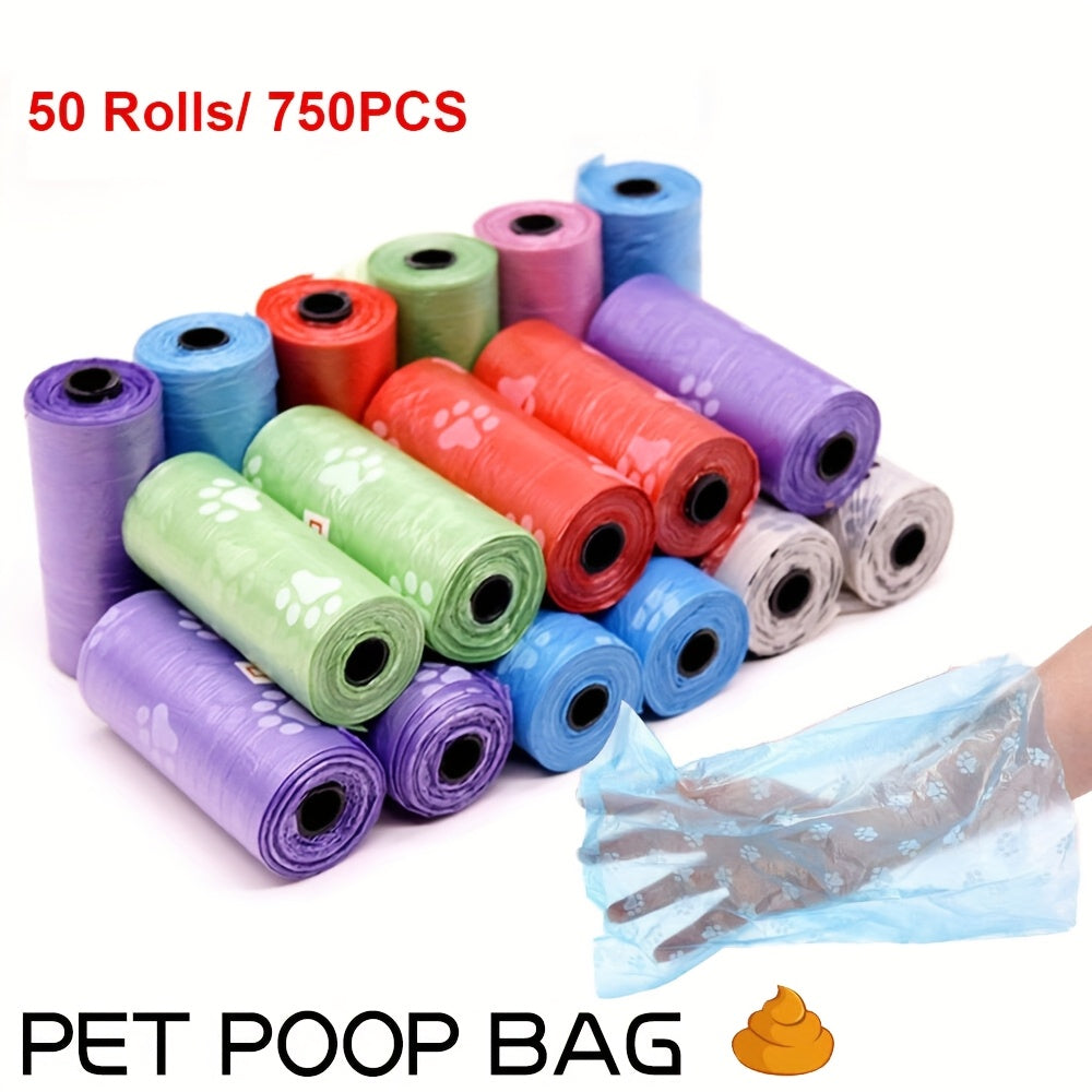Dog Poop Bags 50 Rolls/750pcs