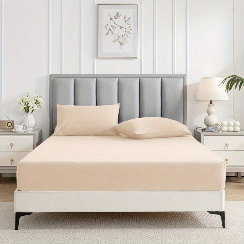 Fitted Bed Sheet Set Ultra Soft - Bed Sheet And Pillowcase