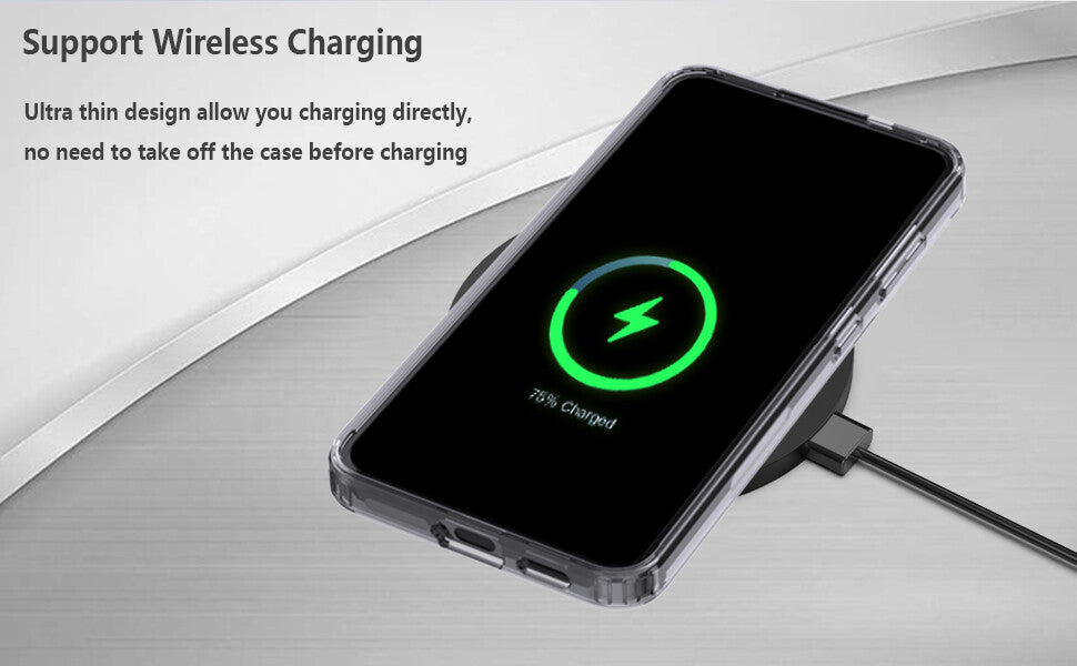 For Samsung Galaxy S25 Clear Shockproof Protective Case