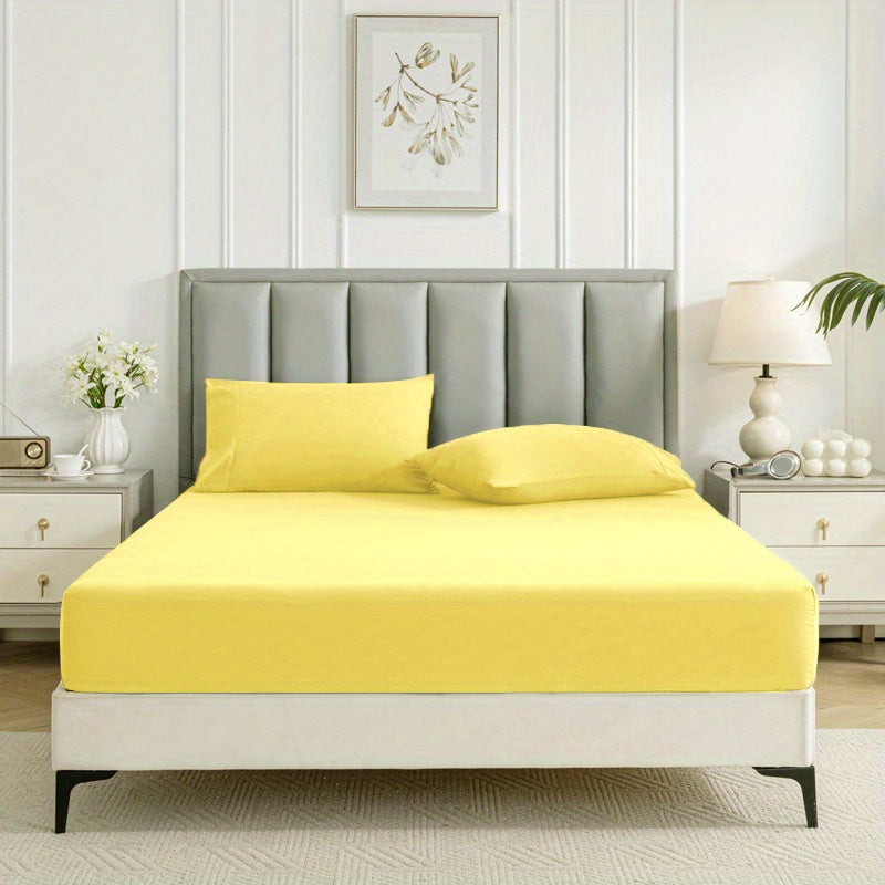 Fitted Bed Sheet Set Ultra Soft - Bed Sheet And Pillowcase