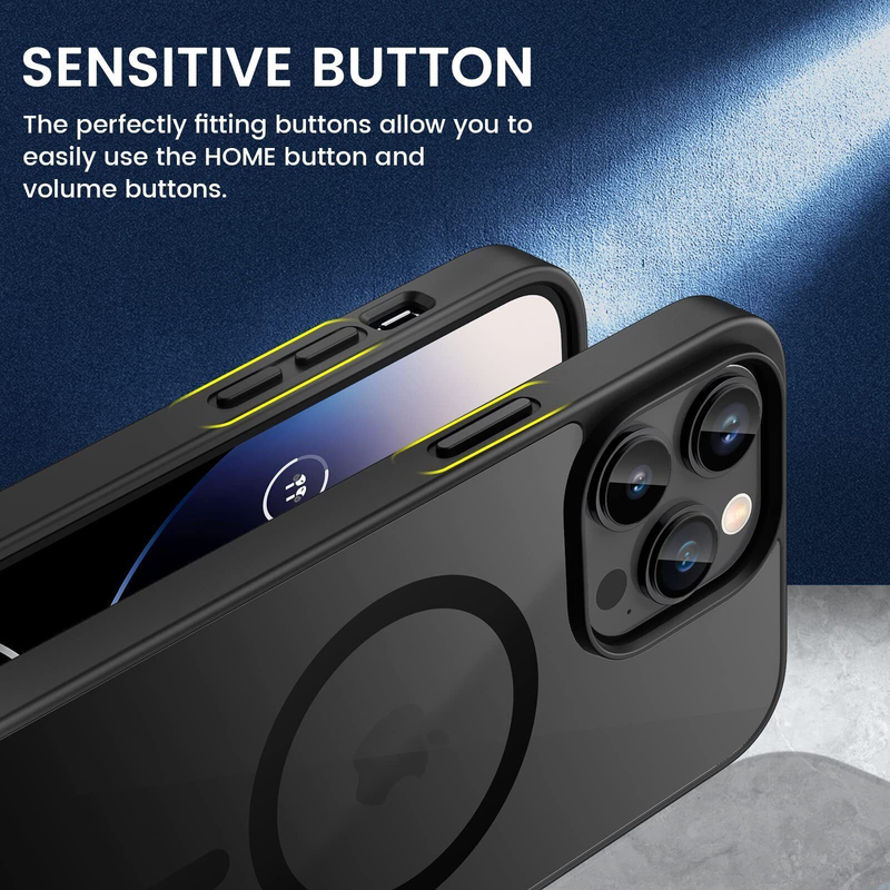 Slim Shockproof Case For iPhone 14 Pro Max-Black