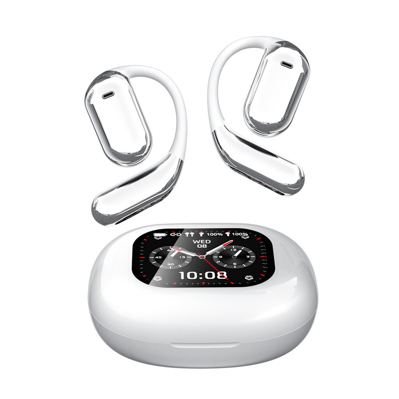 Wireless Bluetooth 5.4 Headphone Active Earphones-White