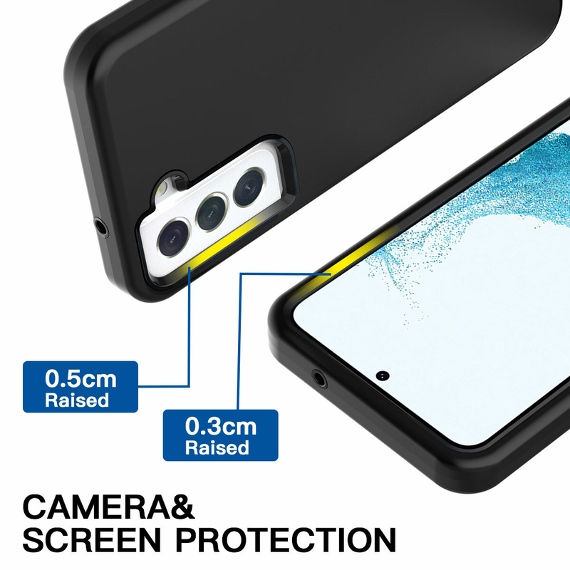 For Samsung Galaxy S25 Edge Shockproof Heavy Duty Case -Black
