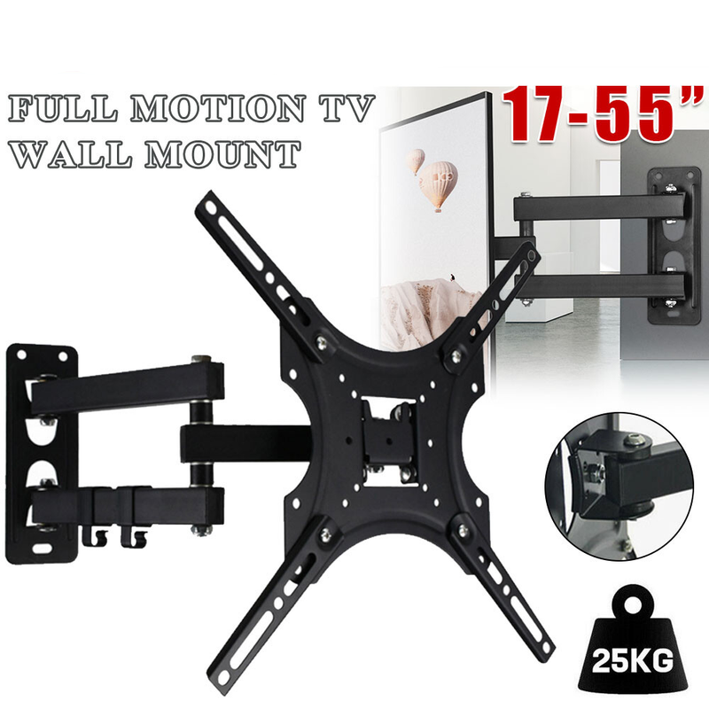 Universal TV Wall Bracket TV Stand tv Mount Full Motion Swivel Tilt LCD LED 32-80 Inch