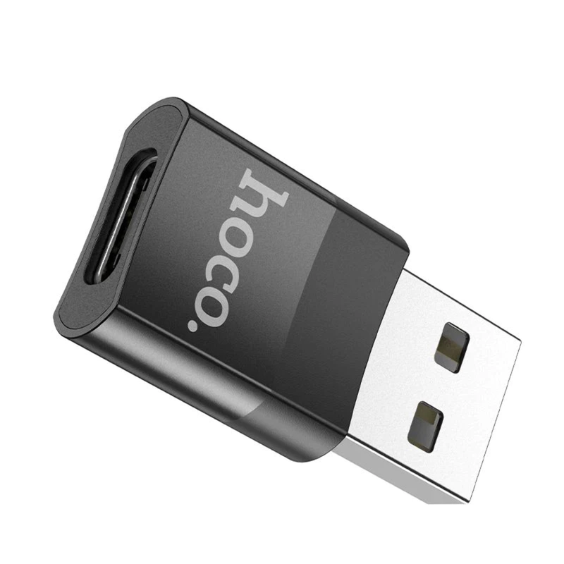 2 Packs USB Male to USB Type-C Female OTG Adapter Plug Premium Converter