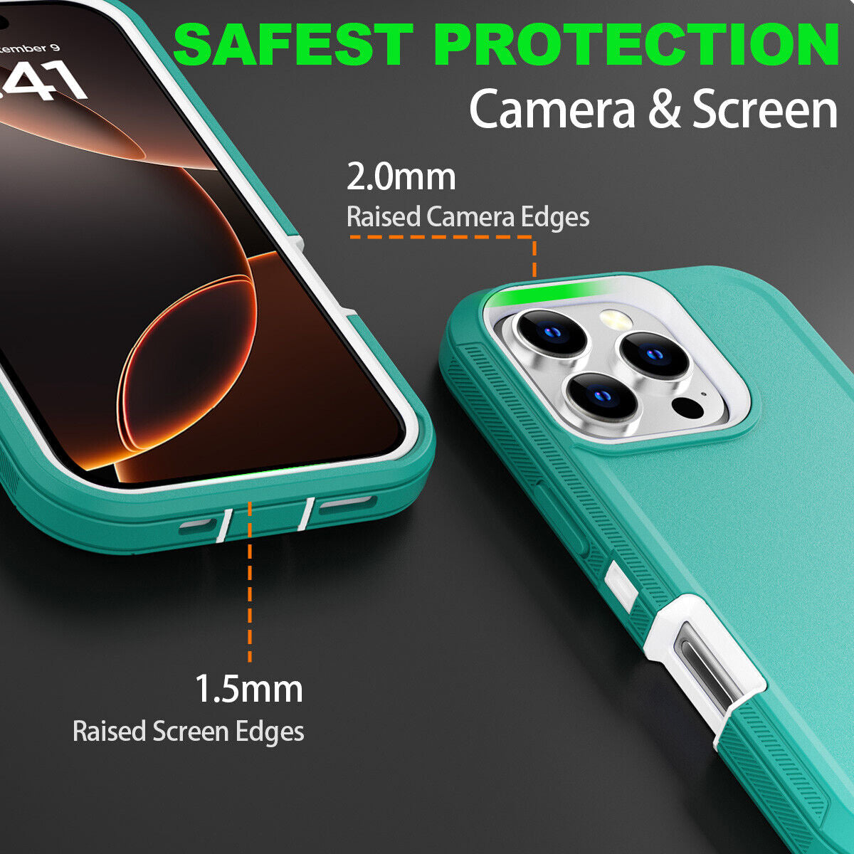 For Iphone 16 14 13 12 11 15 Pro Max 16E Case Rugged Shockproof Heavy Duty Cover