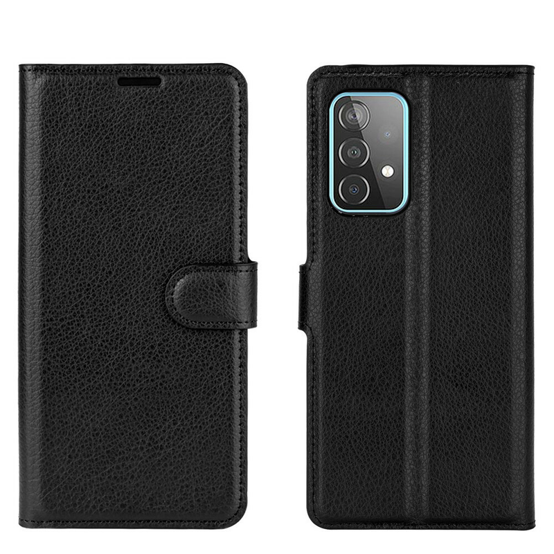 For Samsung Galaxy A05s Wallet Flip Case-Black Colour