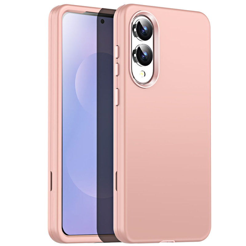 For Samsung Galaxy S25 Edge Shockproof Rose Gold