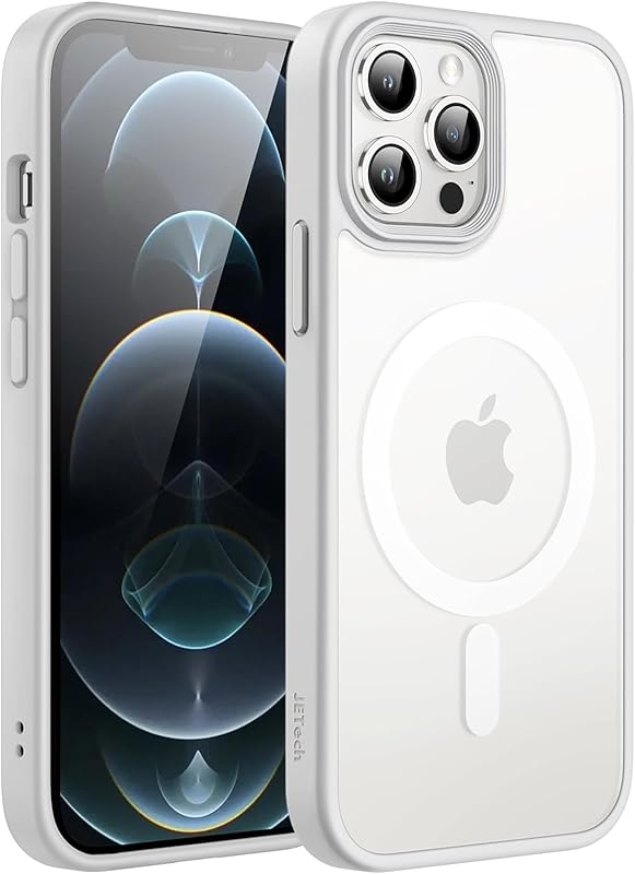 Magnetic Case for iPhone 12 Compatible with MagSafe, Translucent Matte Back
