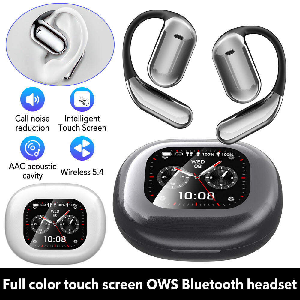 Wireless Bluetooth 5.4 Headphone Active Earphones-Black