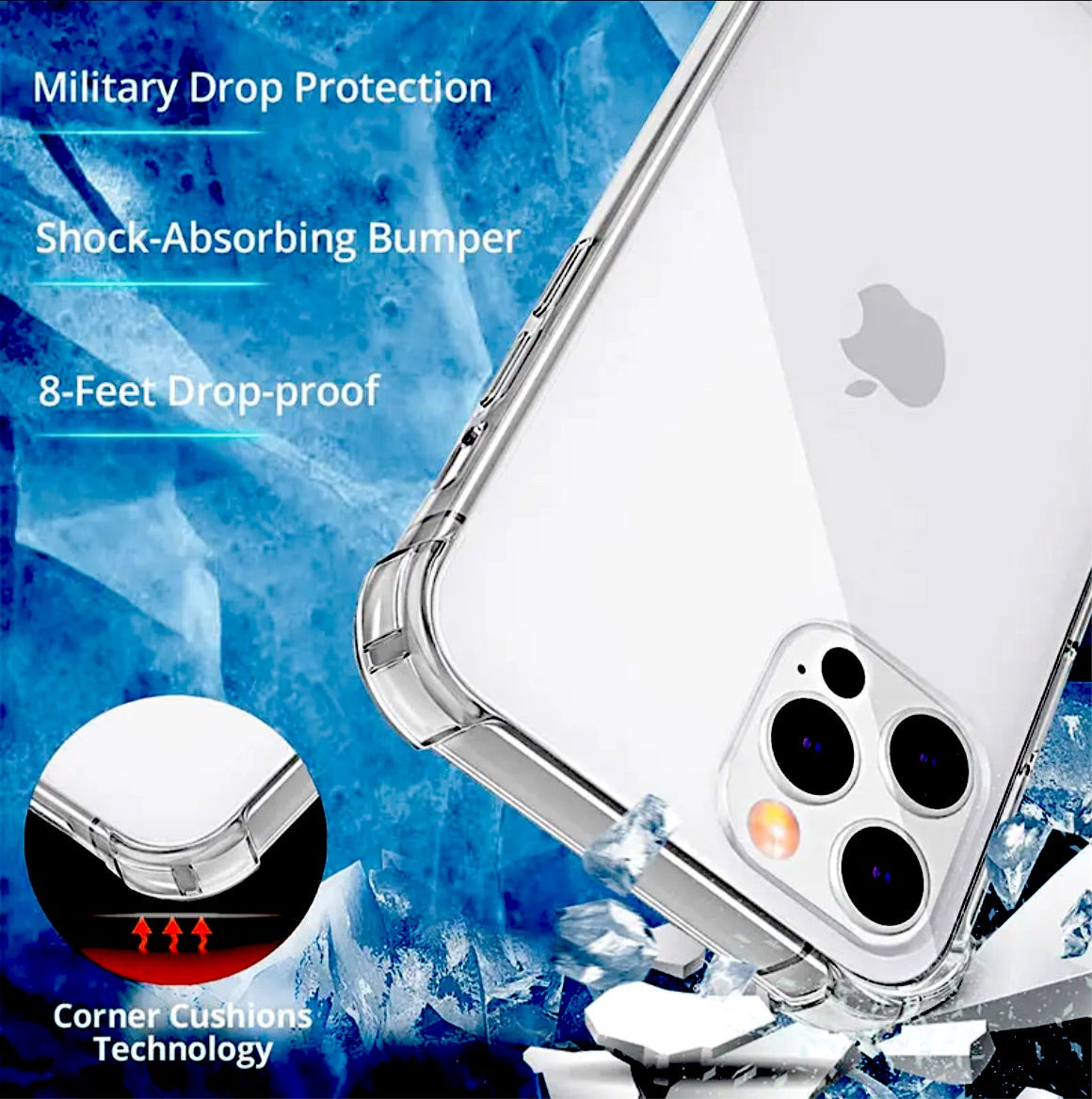 iphone 13 series transparent silicone case
