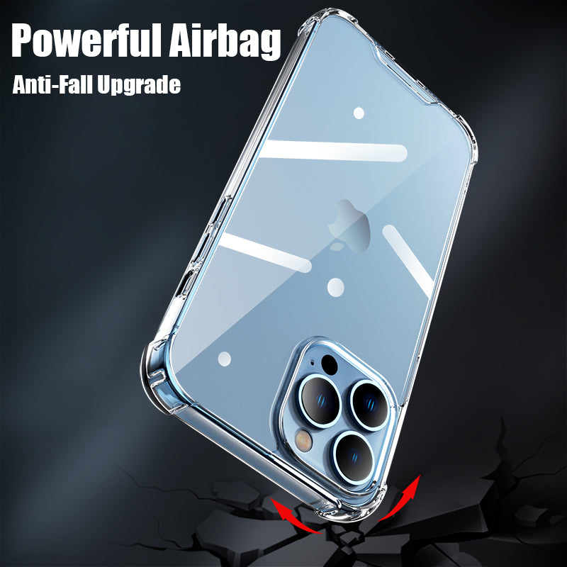For iPhone 16 Pro Max clear case Slim Shockproof Silicone cover