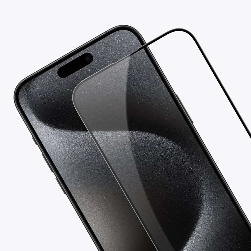 2X for iPhone 16 Pro Max Tough Full Cover Tempered glass screen protector