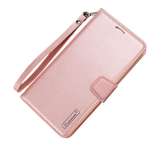For Samsung Galaxy S25 Plus Wallet Case with lanyard Rosegold Flip Cover