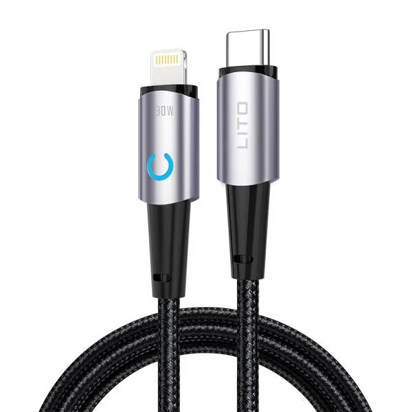 2 packs x Durable USB-C to Lightning Cable Fast Charging Cable-1.2m
