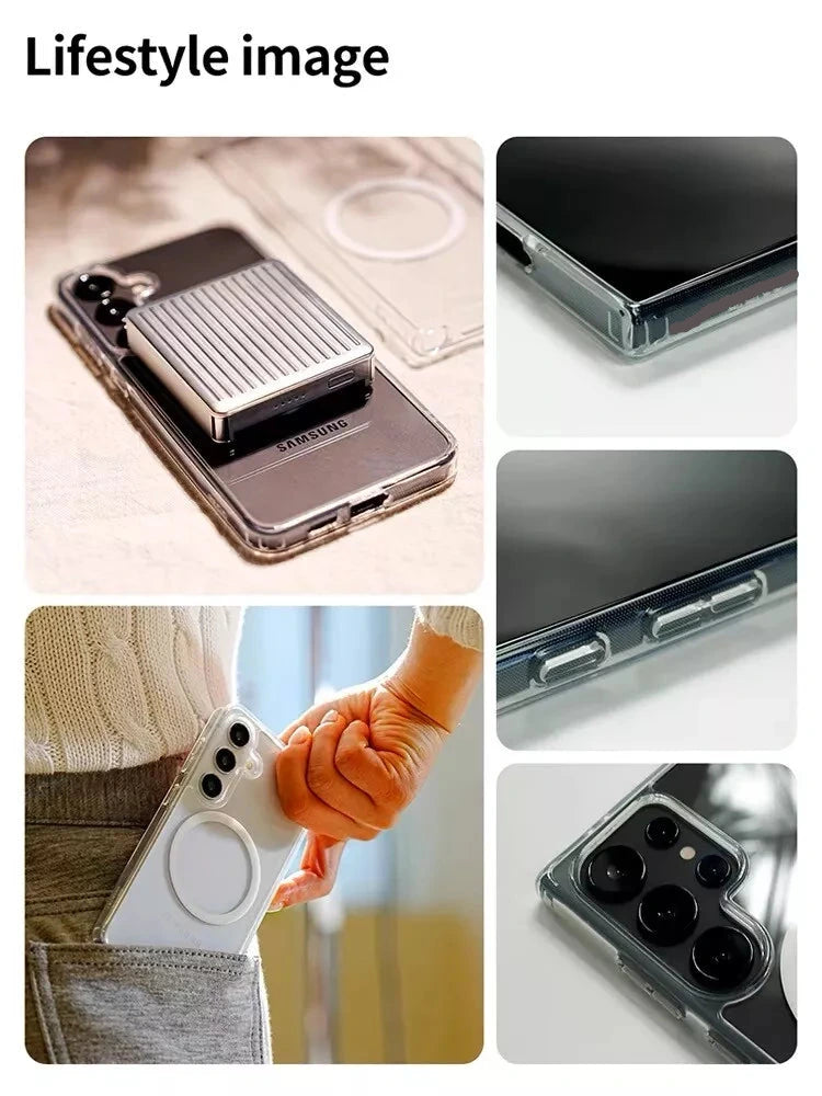 For Samsung Galaxy S25 Protective MagSafe Case